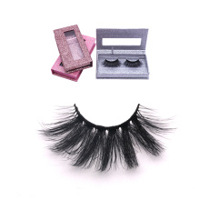 DL018 Hitomi strip eyelash imported korea synthetic fiber silk lashes own brand synthetic eyelashes 25mm silk eyelashes